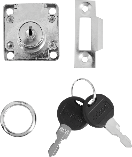 Замок врезной мебельный L060 19/20
