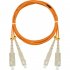 Соединительный волоконно-оптический шнур NIKOMAX NMF-PC2M2C2-SCU-SCU-002