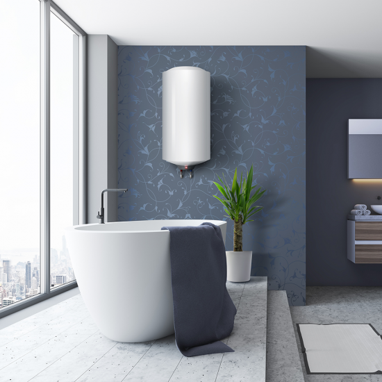 Накопительный водонагреватель электрический 85 л AquaVerso ER V 1.5 кВт эмалированная сталь мокрый ТЭН