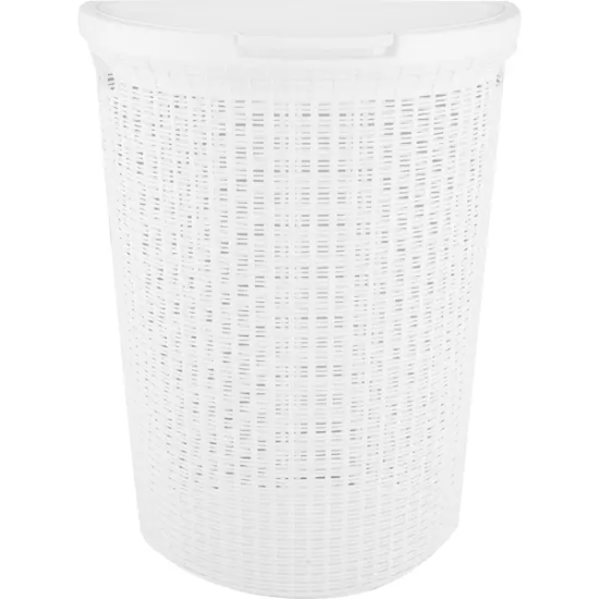 Корзина для белья Бытпласт Eco Style 46 л белая