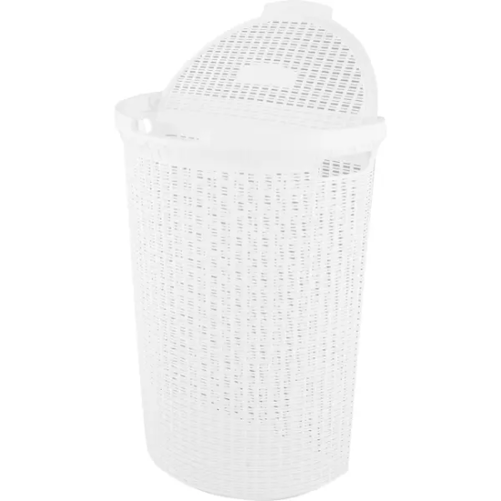 Корзина для белья Бытпласт Eco Style 46 л белая