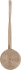 Подхват магнитный Inspire Долли 6.2x40 см цвет золотой