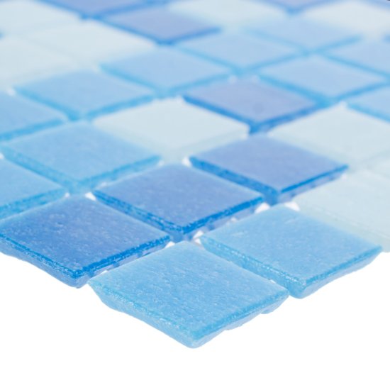 Мозаика стеклянная Artens Swam 32.7x32.7 см цвет голубой