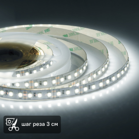 Светодиодная лента Apeyron SMD2835 12В 10 мм 2м 14.4 Вт/м 120диод/м 1400 лм/м 6500 К холодный белый свет