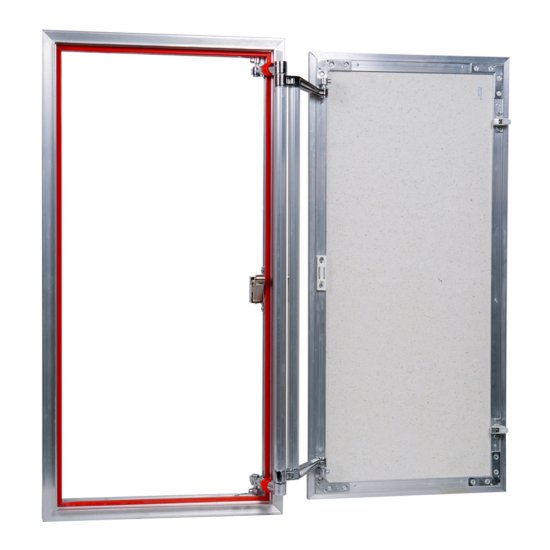 Люк ревизионный под плитку Практика EuroFormat-R алюминиевый 400х800 мм скрытый нажимной