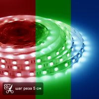 Комплект светодиодной ленты для контурной подсветки Apeyron SMD5050 12В 10 мм 3м 10 Вт/м 60диод/м 700 лм/м RGB