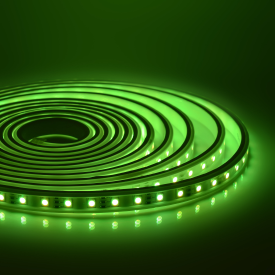 Комплект светодиодной ленты Apeyron SMD5050 220В 10 мм 5м 10 Вт/м 60диод/м 700 лм/м IP65 RGB