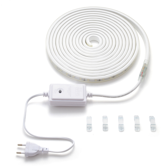 Комплект светодиодной ленты Apeyron SMD5050 220В 10 мм 5м 10 Вт/м 60диод/м 700 лм/м IP65 RGB