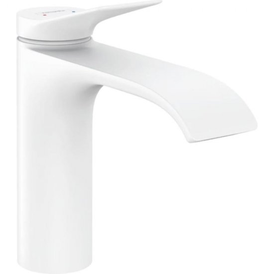 Смеситель для раковины Hansgrohe Vivenis 110 матовый белый 75020700