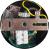 Подвесной светильник деревянный Inspire Minaki 1xGU10x42 Вт металл/дерево цвет черный матовый