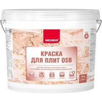 Краска для плит OSB для внутренних и наружных работ NEOMID Н-КраскаOSB-14
