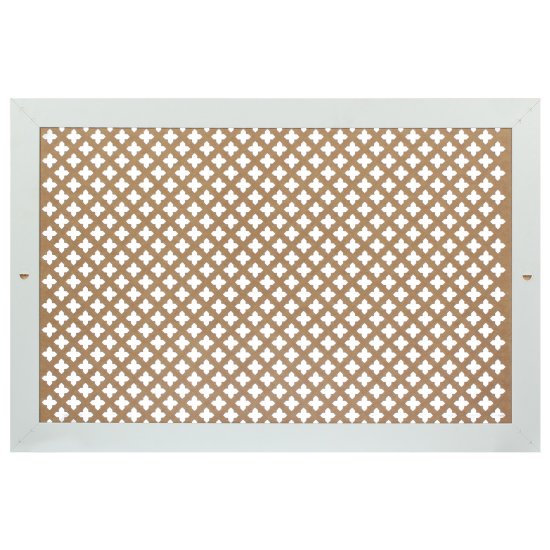 Экран для радиатора Готико 90x60 см цвет белый