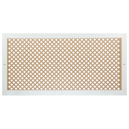 Экран для радиатора Готико 120x60 см цвет белый