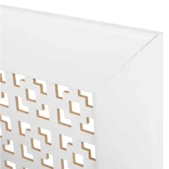 Экран для радиатора Дамаско 120x60 см цвет белый