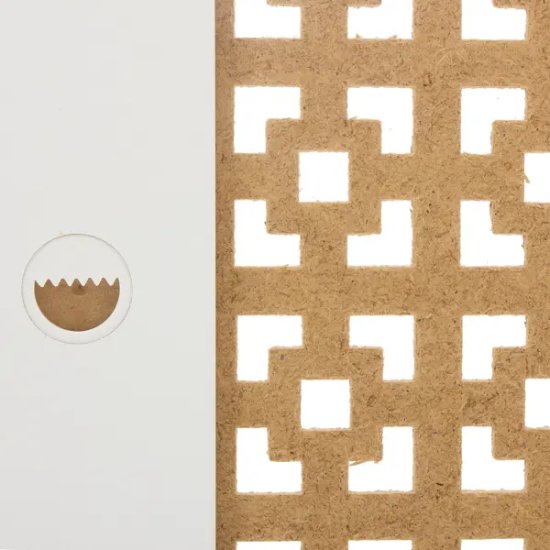 Экран для радиатора Дамаско 120x60 см цвет белый