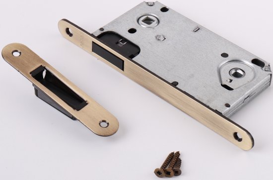 Защёлка сантехническая магнитная под фиксатор EDS-50-90 цвет бронза