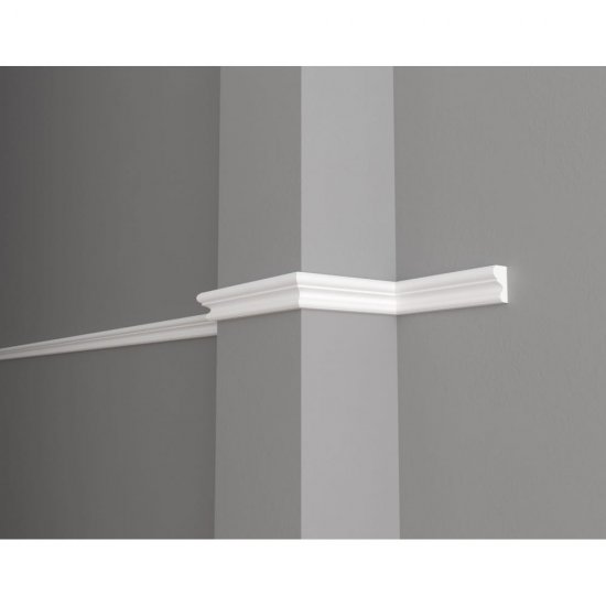 Ударопрочный влагостойкий стеновой молдинг под покраску Decor-Dizayn DD607