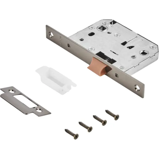 Защёлка сантехническая под фиксатор 50-70 WC сталь/пластик цвет графит