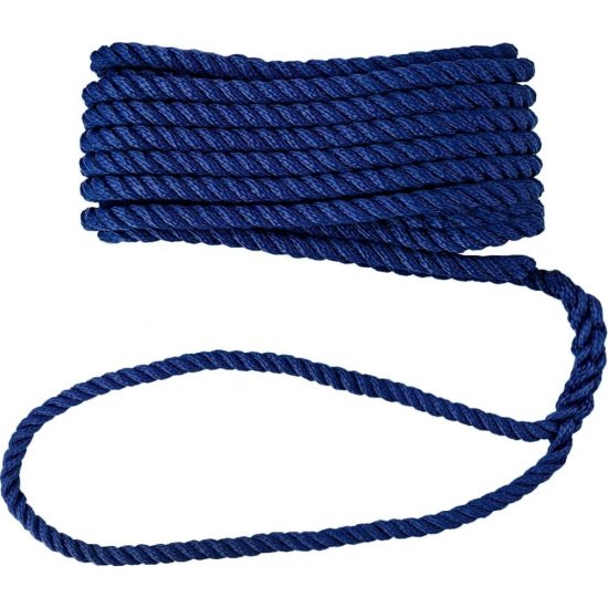 Трехпрядный швартовый трос Skipper SK-TDN3ST141067BL