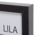 Рамка Inspire Lila 10x15 см цвет чёрный