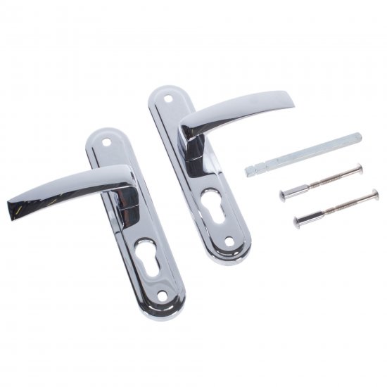 Ручки дверные на планке Apecs HP-55.0601-CR, цвет хром