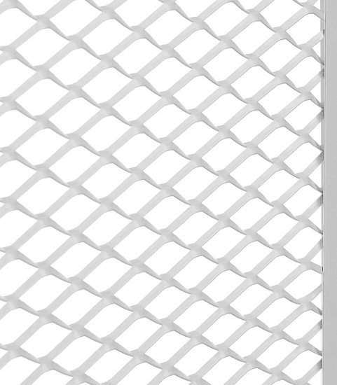 Экран декоративный металлический Evecs ДМЭР 610х490 мм белый 5-ти секционный