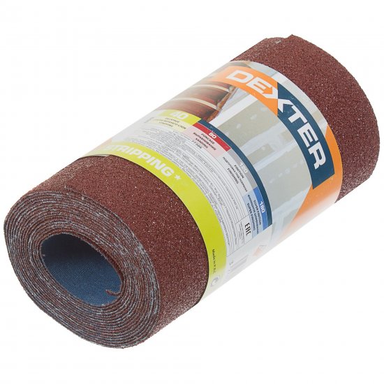 Рулон шлифовальный на тканевой основе Dexter P40 2500x115 мм