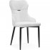 Стул Woodville Neli white / black