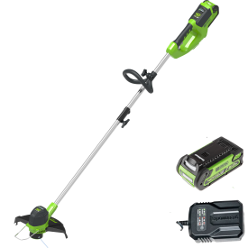 Триммер аккумуляторный GreenWorks G40LTK2 40 В 1x2 Ач АКБ и ЗУ входит в комплект