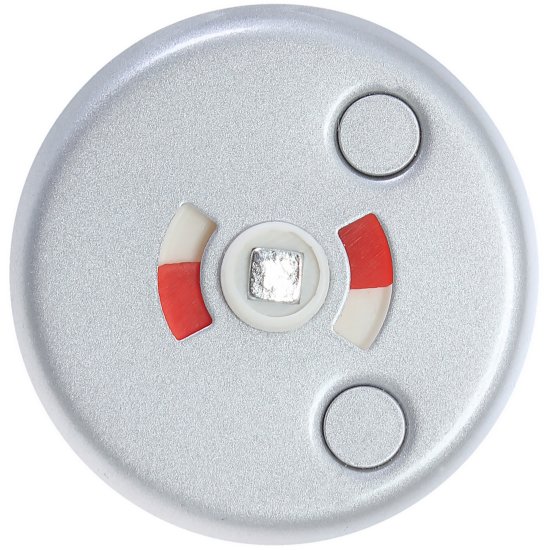 Фиксатор под ручку для финских дверей Фабрика замков Е 003 алюминий цвет матовый хром