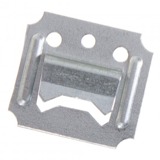 Кляймеры оцинкованные №2 (с гвоздями), 100 шт.