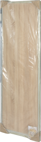 Дверь-купе SPACEO 2255x704 мм высота проема 2300 мм ЛДСП цвет дуб сонома/матовое серебро широкий профиль