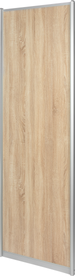 Дверь-купе SPACEO 2255x704 мм высота проема 2300 мм ЛДСП цвет дуб сонома/матовое серебро широкий профиль