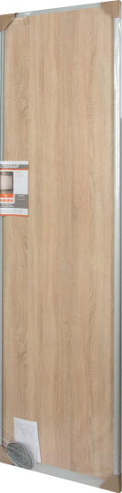 Дверь-купе SPACEO 2455x704 мм высота проема 2500 мм ЛДСП цвет дуб сонома/матовое серебро широкий профиль