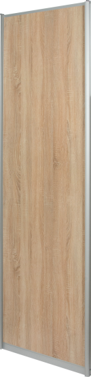 Дверь-купе SPACEO 2455x704 мм высота проема 2500 мм ЛДСП цвет дуб сонома/матовое серебро широкий профиль