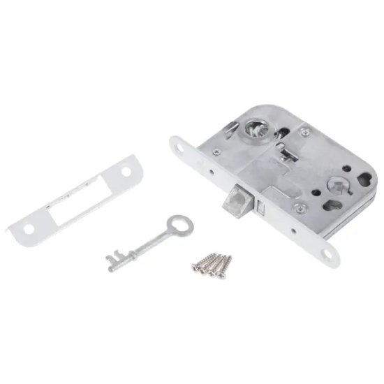 Замок врезной для финских дверей Фабрика замков под ключ L 004 цвет белый