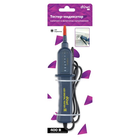 Тестер для ступенчатой индикации напряжения