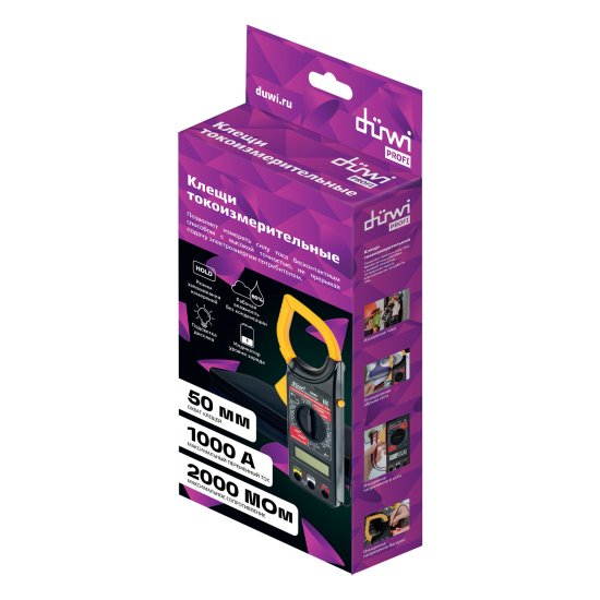 Клещи токоизмерительные М266 PROFI, duwi
