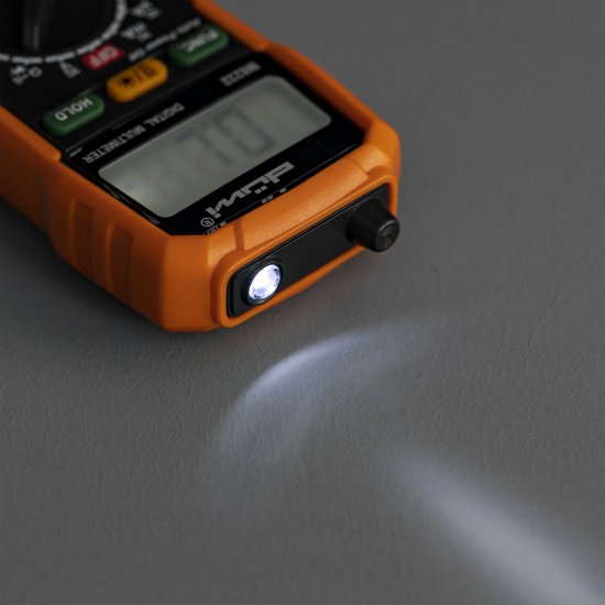 Мультиметр цифровой со светодиодным фонариком M8232 PROFI, duwi