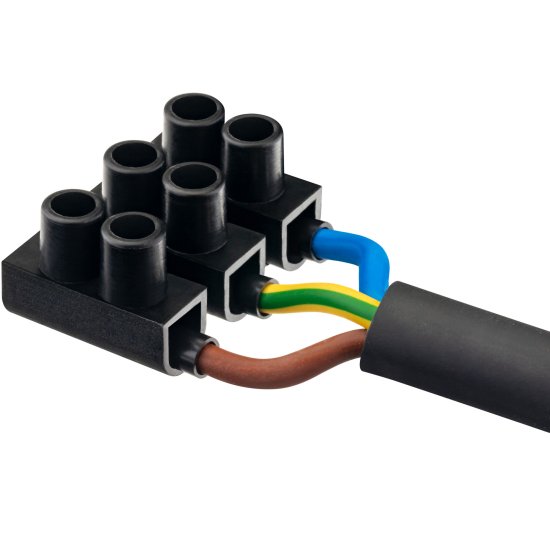 Набор электромонтажный: индикаторная отвёртка, клеммная колодка, изолента