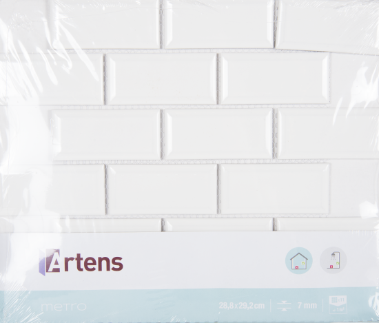 Мозаика Artens 28.8x29.2 см цвет белый