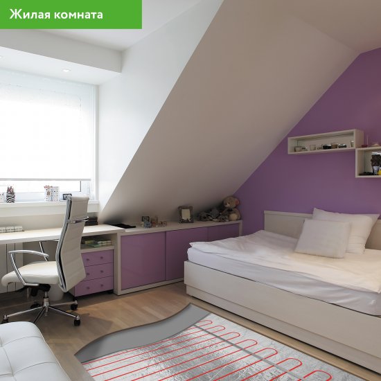 Нагревательный кабель для теплого пола Equation 133 м 2400 Вт