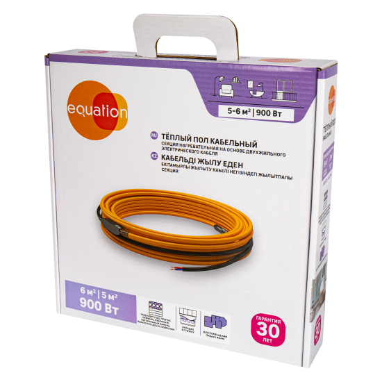 Нагревательный кабель для теплого пола Equation 48.5 м 900 Вт