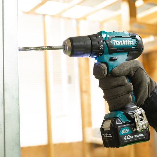 Дрель-шуруповерт аккумуляторная Makita DF333DWAE, 12 В Li-ion, 2x2 Ач