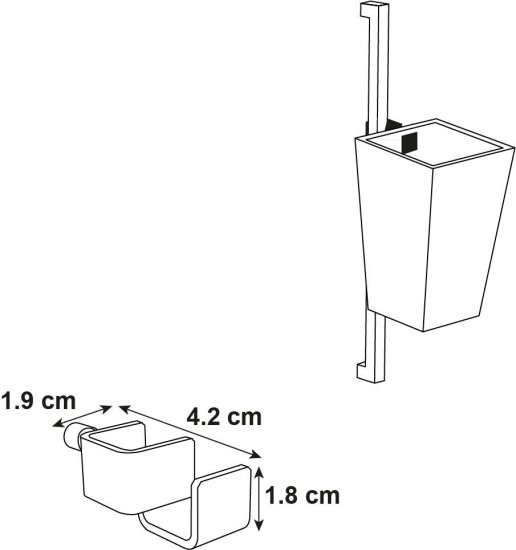 Набор крючков вертикальных Delinia ID 4.2x1.9x1.8 см сталь цвет чёрный 2 шт