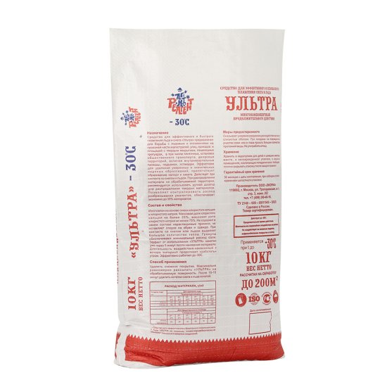 Реагент противогололедный Mr.Defroster Ультра -30 °С 10 кг