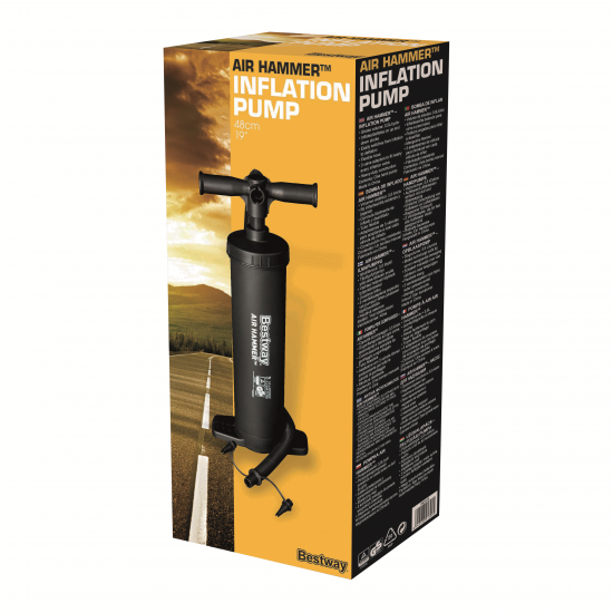Насос ручной Bestway Air Hammer 48 см полипропилен черный