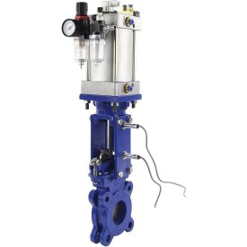 Шиберная задвижка DN.ru GGG40-SS304-EPDM-2W-DA