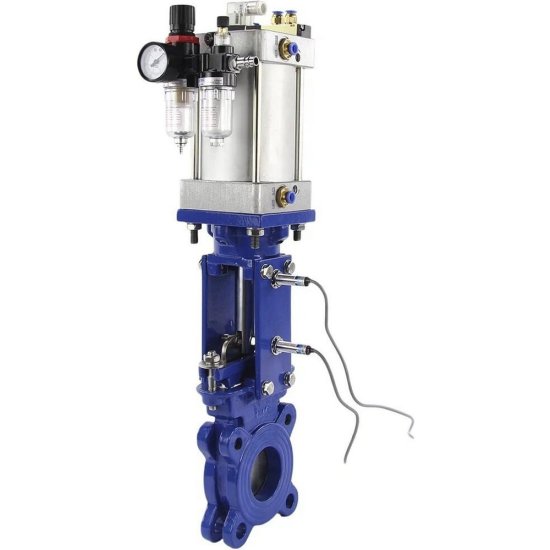 Шиберная задвижка DN.ru GGG40-SS304-EPDM-2W-DA