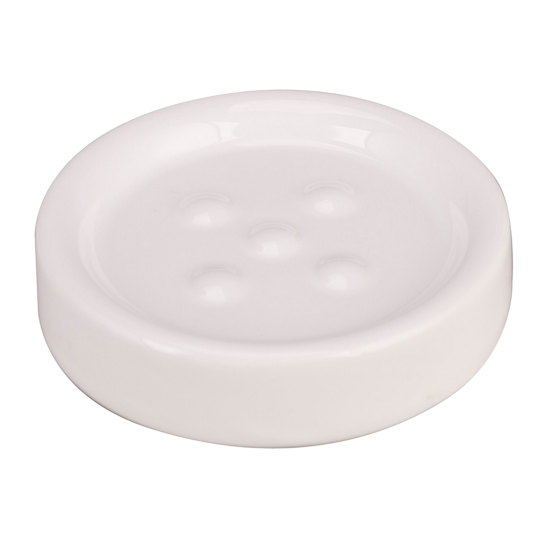 Мыльница настольная Sensea Essential керамика цвет белый